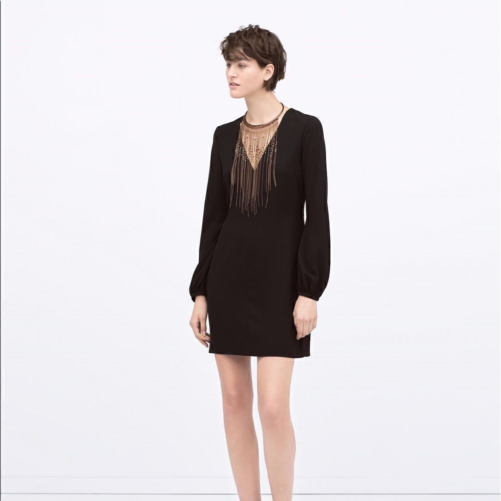 Zara Woman black dress 
